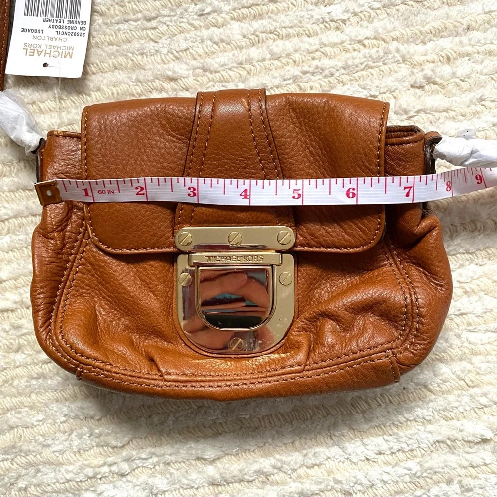 NWT Michael Kors Charlton leather crossbody